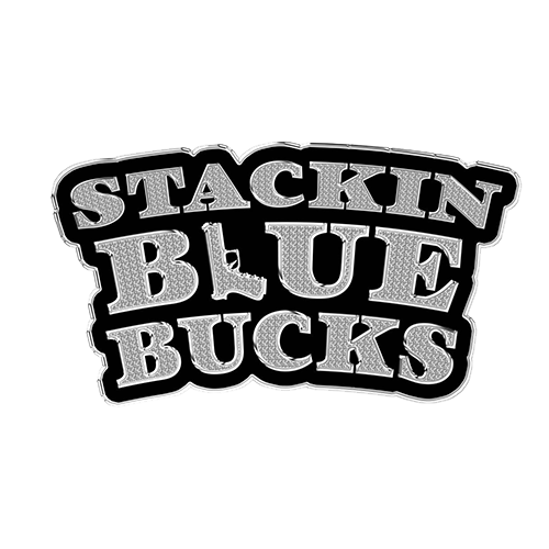 StackinBlueBucks Sticker